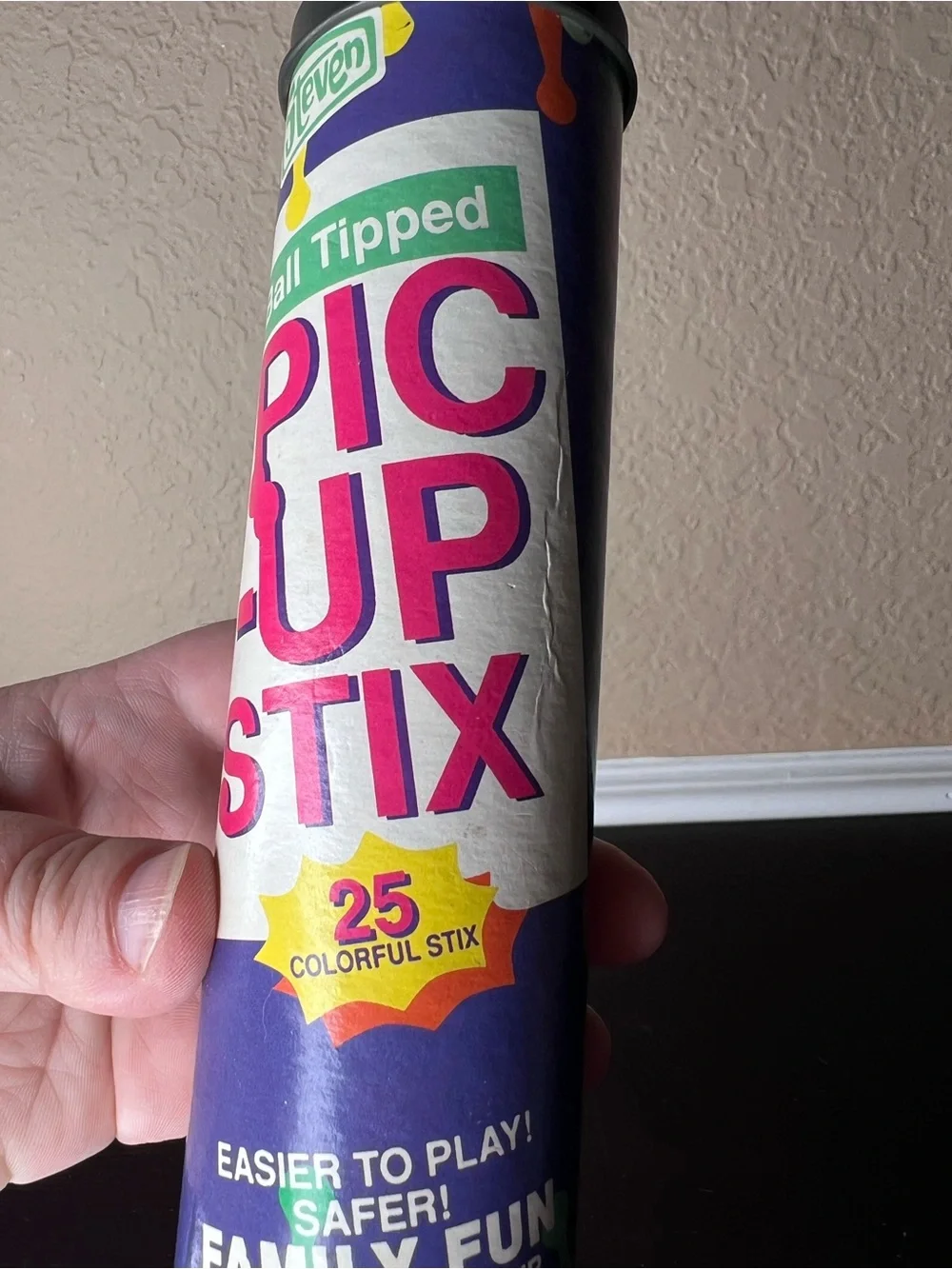 Vintage 1990 Steven Pickup Stix Game Ball Tipped Colorful Sticks Made in USA